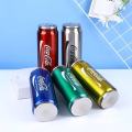 Coke Cans Thermos 304 Stainless Steel Insulated Water Bottle Tumbler Coke Keep Colding Bottle With Straw. 