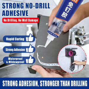Strong Adhesive Waterproof Glue Quick Dry No-Drill Wall Sealant for Home Repair
