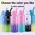 AguaFlask 32oz Original Tumbler Hot And Cold Stainless Steel Insulated Vacuum Flask Sport Water Bottle. 
