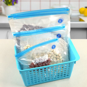 Hướng dẫn sử dụng cho t Hình dạng túi chân không hút máy bơm không khí con dấu lưu trữ Pouch nén Bơm cầm tay con dấu không khí di động