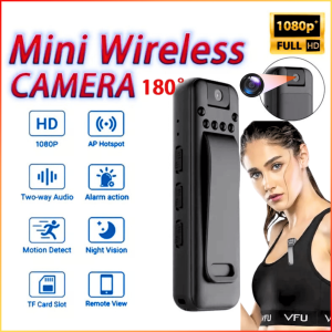 NO LIMIT MITWOO Kamera Olahraga Aksi Body Cam Mini Camera Full HD 1080P Lensa Auto Rotasi 400mAh D3