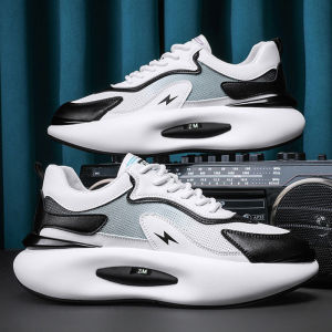 IELGY แฟชั่นผู้ชายรองเท้าผ้าใบพื้นหนาระบายอากาศต่ำ