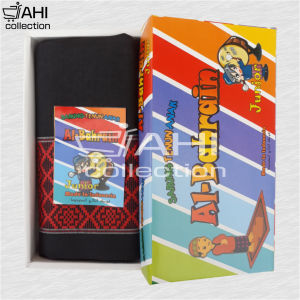 Sarung Tenun Anak Series Hitam Sarung Anak ALBAHRAIN Motif Sabuk Songket Warna Murah Terlaris Berkualitas