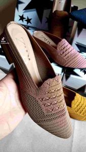 Zara sepatu sandal wanita rajut import terlaris kekinian elegan