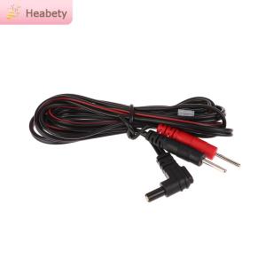 JIHOG 2.35mm New Electrotherapy Electrode Lead Electric Shock Wires Cable For Massager Connection Cable Massage And Relaxation