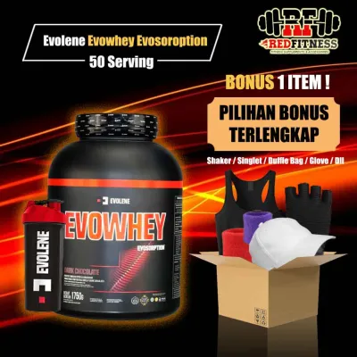 Evolene EVOWHEY EVOSORPTION 50 Serving (1.750gr) / Evolene Whey Protein BPOM