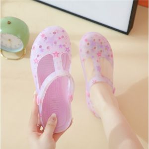 OKAIDO Sandal Clog Mules Selop Wanita Cewek Perempuan Motif Star Bunga Karet Jelly New Arrival