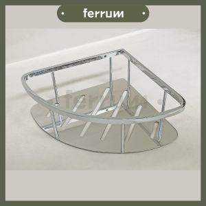 [ FERRUM ] Rak Shampo Kamar Mandi Tempat Shampo Sabun Stainless Steel SUS 304 Tebal 22-22 Sudut