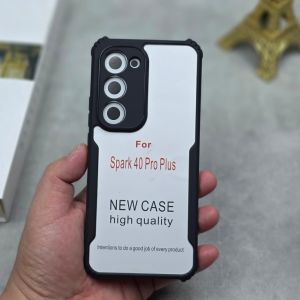 New Case Tecno Spark 40 Pro / Spark 40 Pro Plus Case Fusion Shockpoof Cover transparan - HOHA CASE