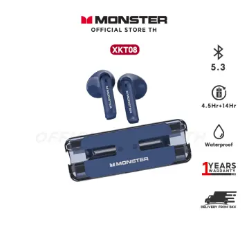 Monster mh31902 ワイヤレスヘッドホン グレー ケース付き Monster mh31902 ワイヤレスヘッドホン グレー ケース付き