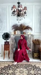 [NEW COLECTION] ANAYA DRES PESTA SUPER PREMIUM/GAMIS PESTA MEWAH/GAMIS PESTA  BROKAT CORNELY MIX SAKURA HIAS PAYET REALPICT 100% ORIGINAL 100%