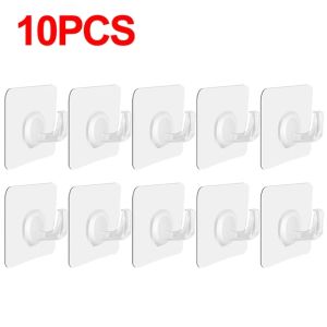 30 ชิ้น ตะขอแขวนผนังแบบใสมีกาวในตัว ตะขอแขวนผนังประตูแบบมีกาวในตัวที่มองไม่เห็น ตะขอแขวนกุญแจผ้าเช็ดตัวกันน้ำ ตะขอเก็บของในครัวและห้องน้ำ