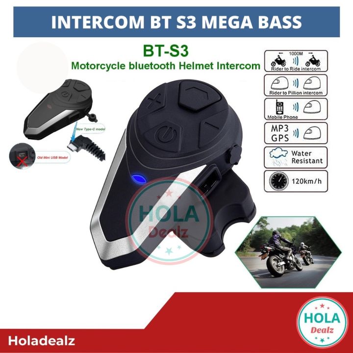 Bt S3 Intercom Headset BT-S3 NS INTERCOM BLUETOOTH HEADSET HELMET