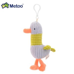 (SG Seller) Metoo Doll Stuffed Toys Plush Animals Keychain Soft Baby Kids Toys Duck Doll Bag Charm With Hook Pendant Key Chain Accessories Friends Gift-WJ111