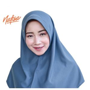 Nafisa Asha Size M | Jilbab Instan Pet Antem | Hijab Instan Bergo Kaos | Khimar Simple