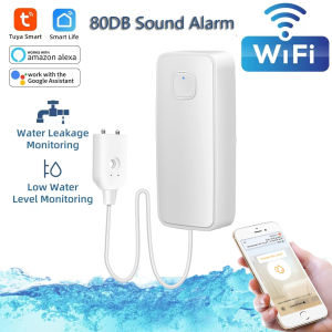 Tuya WiFi Water Leakage Sensor Flood Water Leakage Alarm Smart Home Automation Residential Security Protection Smart Life App