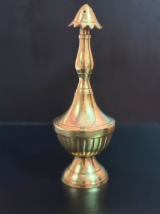 Brass Sprinkler Bottle for holy Water gangajal and Perfume gulab pash Rose Water paneer sombu – Special Paneer Sombu
