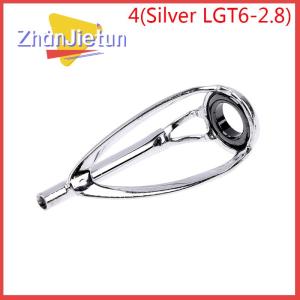 zhanjietun 1pc Sliver Rainbow Top Tip Guide Ring Free of Tangle for Spinning Casting Fishing Rod