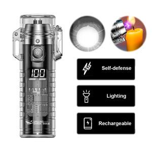 Sikiwind Handheld Flashlight W/ Power Display 3 Modes USB Rechargeable Bright Torch Small Powerful Handheld Flash Light for Outdoor Emergency Camping Hiking