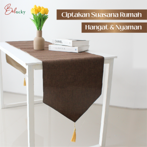 Table Runner Taplak Meja Ruang Tamu Sofa Premium Mewah Aesthetic 40x120 40x140 40x160 40x200 40x240