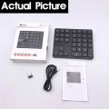 Zeus 2.4GHz 35 keys Mini Wireless Numeric Keypads Numpad For Laptop PC/OS/Android - Rechargeable Z-533. 