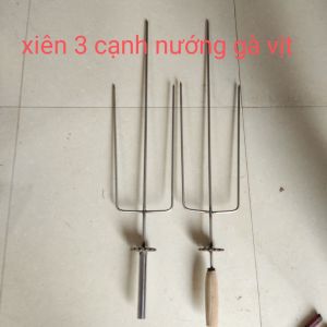 Xiên 3 cạnh nướng gà vịt/ xiên nướng thịt xiên thịt tảng cá cho lò quay tự động xích to