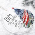 US Citizenship Gifts, First Christmas as an American Citizen, US Flag Ornament, Citizenship Congratulations Gift, New American Citizen Gifts, Naturalization Gifts, Gifts for American Citizenship. 