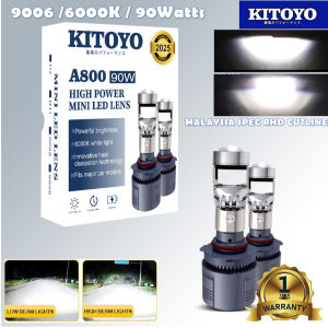 PROTON INSPIRA 2010-2015 Headlight Lampu LED Kereta Car LED Mini Projector 9005/9006 LED Headlight Projector 6000K 55W