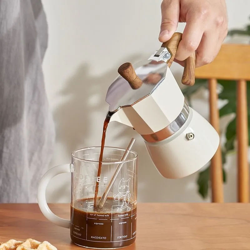 ZPLUS Express Coffee Pot Moka Pot Coffee Maker with Stove Filter