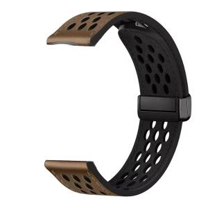 สายหนังแท้แบบแม่เหล็กสำหรับ Realme Watch 5 สายนาฬิกาอัจฉริยะ Realme Watch 3 3 pro สร้อยข้อมือ สายรัดข้อมือ