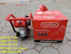 Máy đào đất trồng rừng oshima 2ps hàng nhập khẩu chính hãng