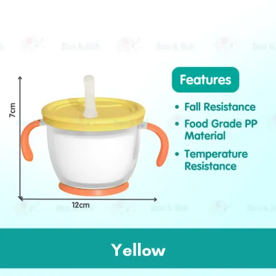 Boo&Bub 150ml Baby Feeding Cups Learning Training Sippy Drinking Straw Bottle Mug Kids Cawan Budak Bayi