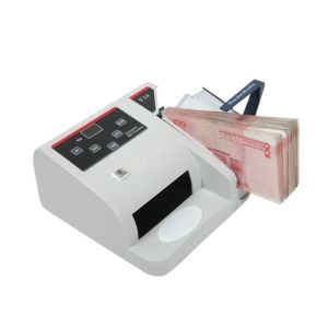 Portable Mini Money Counter Worldwide Currency Cash Banknote Bill Counting Machine Detector with UV/MG/WM Counterfeit Detection V10