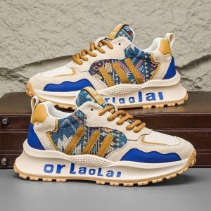 Giày Nam Châu Âu 2025 Giày thể thao mùa xuân mới đa năng đế dày cho thanh thiếu niên giày thể thao Agan cho bố