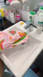 [เซ็ต612ผืน] ผ้าเช็ดตัวเด็กรุ่นบาง คละสีคละลาย