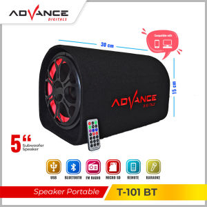 Advance speaker bluetooth full bass T-101BT PRO speaker bluetooth subwoofer bass speaker boombox portabel spiker bluetooth free mic speaker bluetooth karaoke Garansi Resmi 1 Tahun