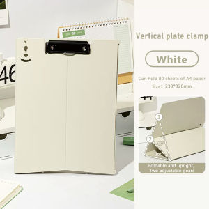 Foldable Clipboard A4 Standable Clipboards Folio 360 Degree Flip Folio Writing Board File Paper Folder Writing Pad Closing Clipboard Pad Folio with Cover Awesome for Office Medical Field School Job Interviews