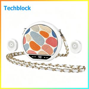 Lightweight Bluetooth Lavalier Microphone with Magnetic Anti-Howling Technology for Mobile Video Production