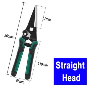 Multi Functional Iron Sheet Scissors Strong Industrial Scissor Not Easy To Rust Elbow Straight Head