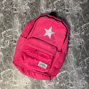 Tas ransel corduroy bintang/tas gandong pria wanita multifungsi