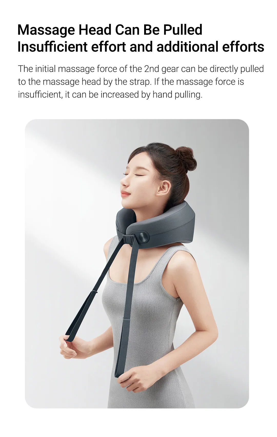 Gadgetoo Xiaomi Mijia Smart Neck Massager Mjnkam01Sks Constant Temperature Hot Compress Works With Mijia