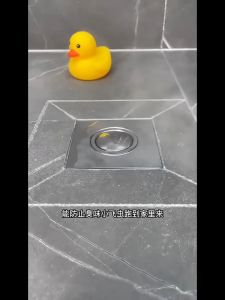 Foot Press Bathroom Floor Drain Bouncing Core Universal Anti-Odor Anti-Clogging Drain Cover