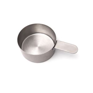 RGFV STORE Chống dính Cốc đựng nước sốt bằng thép không gỉ Không gỉ Vành Mịn Bát đựng nước chấm Tay cầm thoải mái Dễ dàng làm sạch Dụng cụ đo lượng cà phê Sử dụng trong nhà bếp