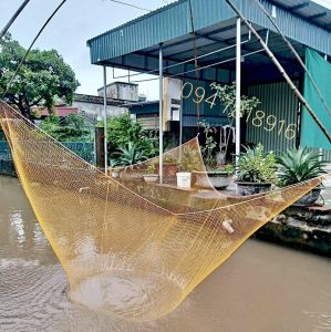Vó bắt cá vó đánh cá lưới bắt cá loại to dài cạnh 28mx28m thùng thịt