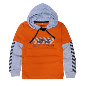 Kaos Hoodie Anak Laki Laki Lengan Panjang Umur 12 Tahun Baju Anak Distro Atasan Orkids Ramz Teracota