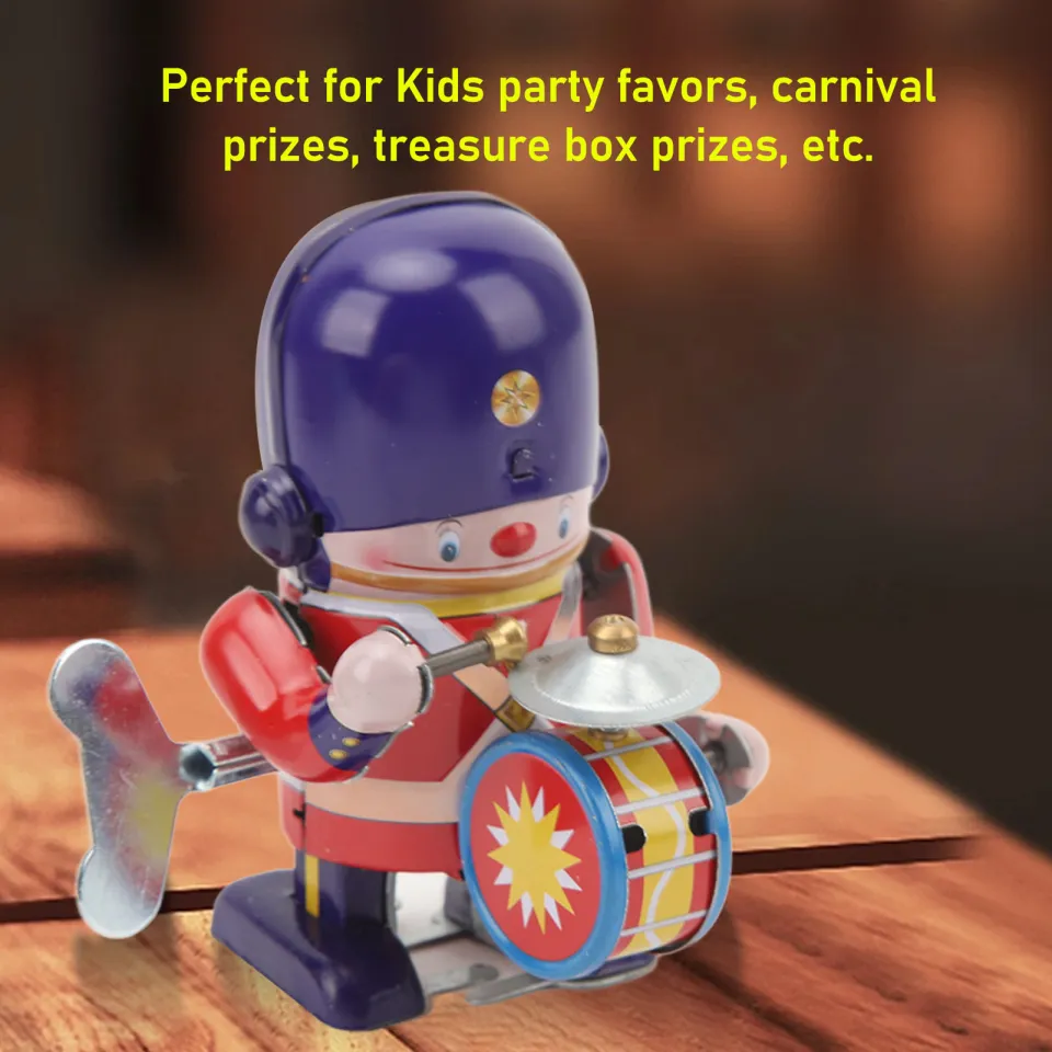 Drummer Led Toy Soldiers Wind Up Figure Toy Tinplate Walking - Main Image