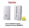 Tecno TAC823i 8000BTU Inverter portable CASEMENT AIRCON (1yr warranty). 