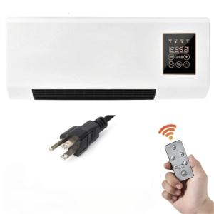 Practical Wall Mounted Heater Efficient Warming Device Quick Heating Machine ABS Texture for Office or Bedroom Use