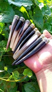 Pipa Cangklong Tanduk Kerbau Ring Alpaka