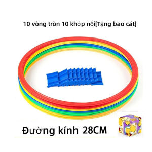 Set đồ chơi 10 vòng nhảy tròn 10 khớp nối vui nhộn giải trí cho bé-đồ chơi vận động giúp trẻ tập thể dục để phát triển chiều cao